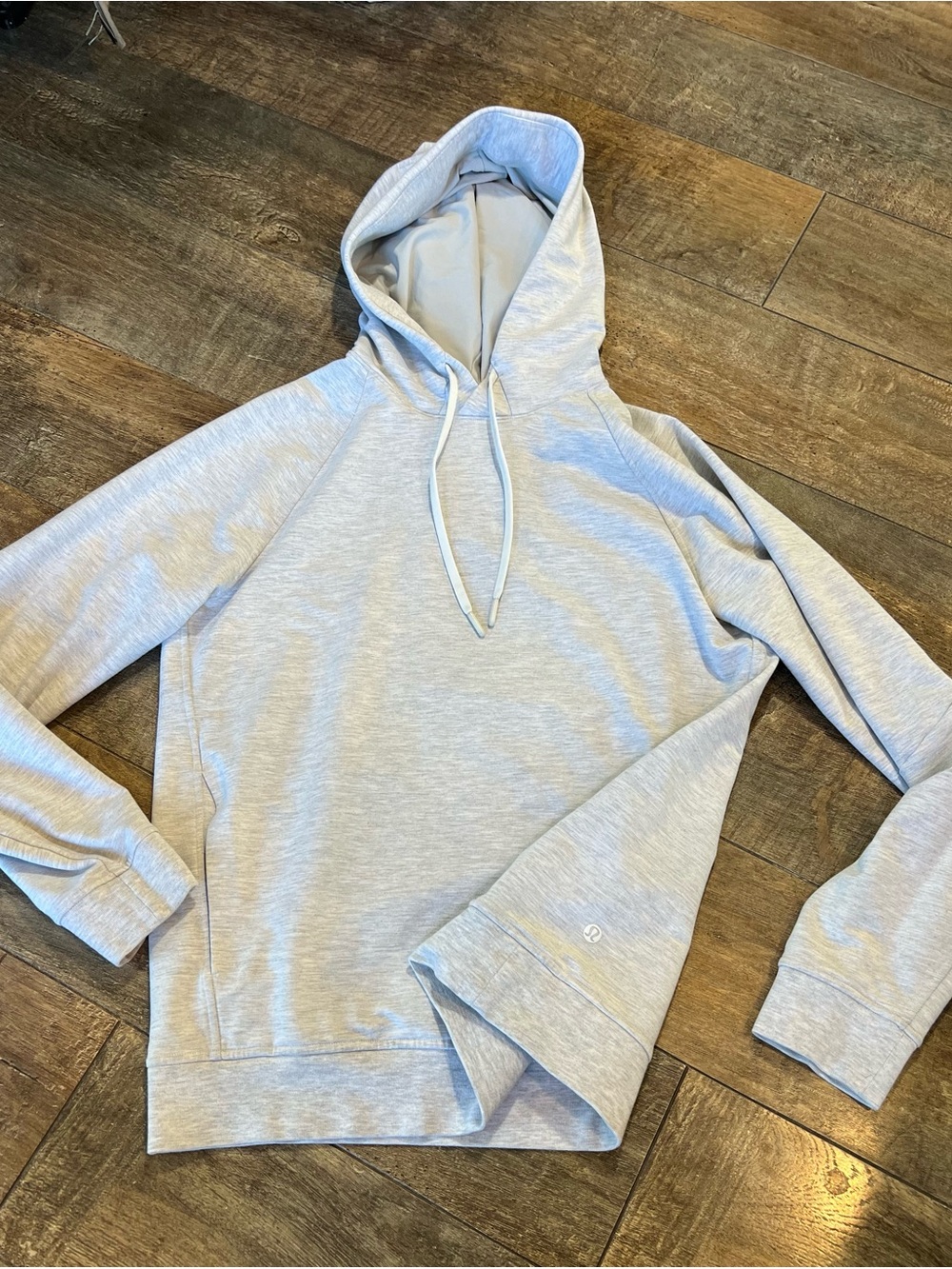lululemon athletica Light Gray Crewneck Hoodie